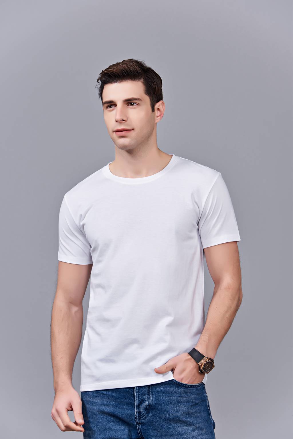 洋氣百搭親子裝 半袖顯瘦 速干圓領(lǐng)文化衫 春夏新品